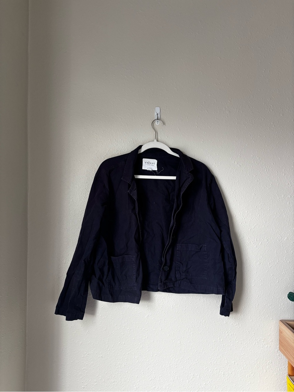 Velvet by Graham & Spencer Navy Chore Jacket